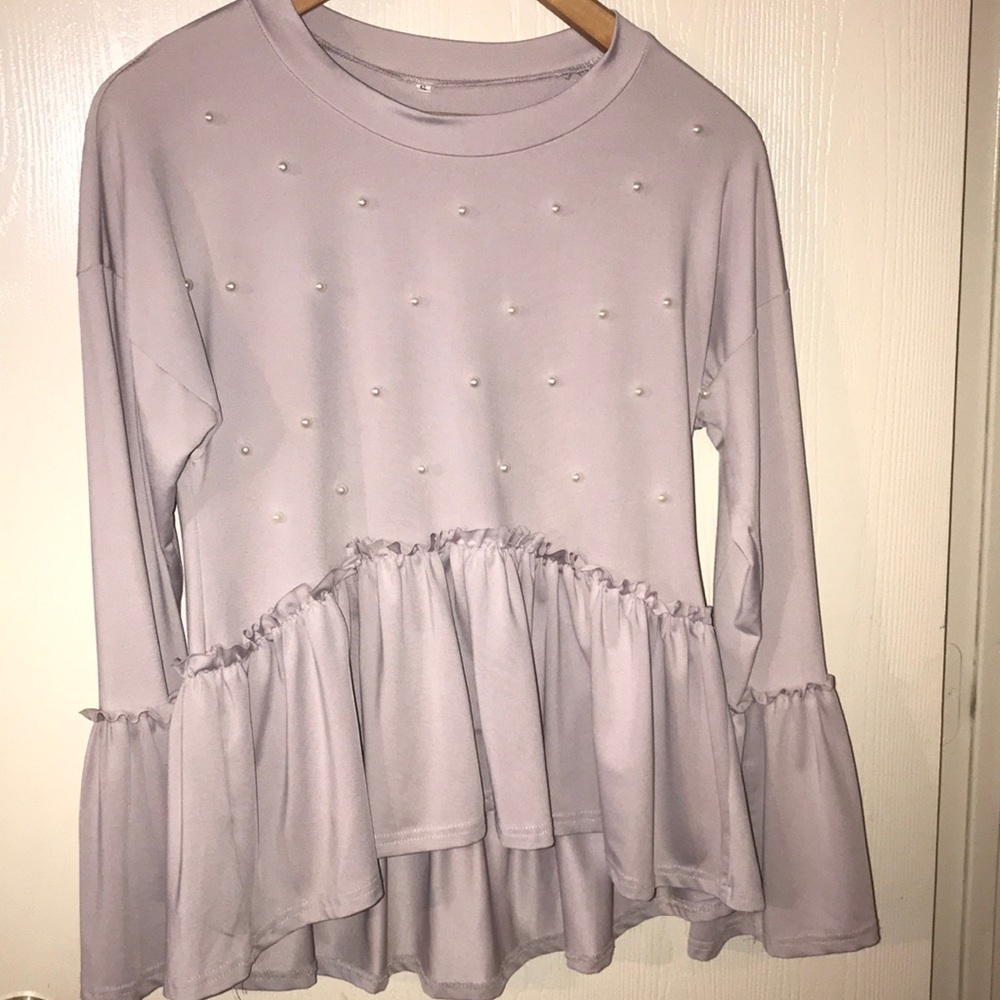 Lavender top.